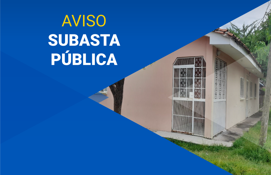 AVISO DE SUBASTA PúBLICA